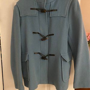 Burberry Minstead Wool Toggle Coat with Hood